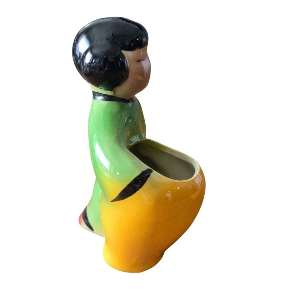 Mid Century Modern Vintage Shawnee‎ USA Small Succulent Planter Asian Eclectic